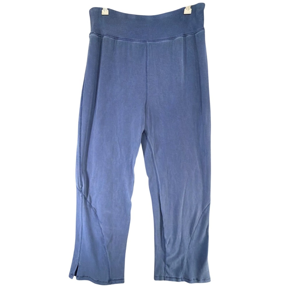 Fp Movement Free People Wide Leg Yoga Pants Womens XL Blue Lounge Active Casual
